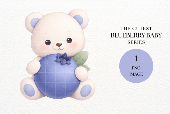 Blueberry Berry 1st Birthday Teddy Bear: A Charming Addition to Your Creative Projects
