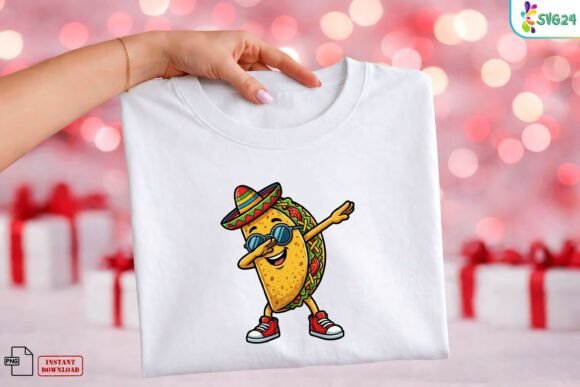 Cool Taco Dance Sombrero Fiesta Fun PNG: Elevating Your Festive Designs