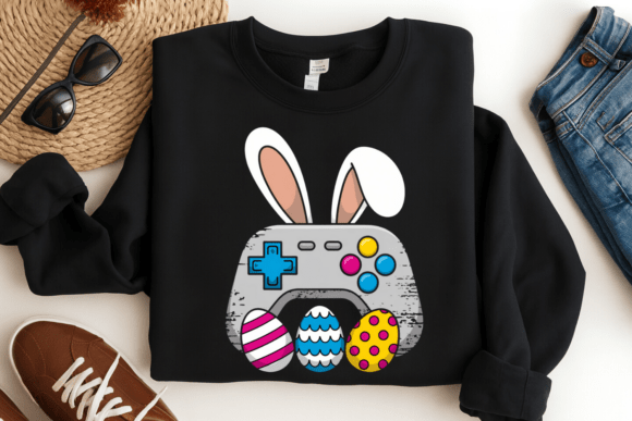 Easter Bunny Gamer PNG and Easter Eggs PNG: A Playful Fusion of Gaming and Holiday Cheer