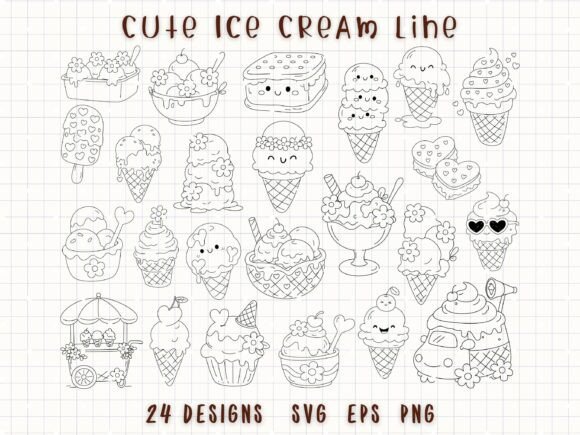 Evaluating Ice Cream Clipart SVG Cute Dessert for Your Creative Projects