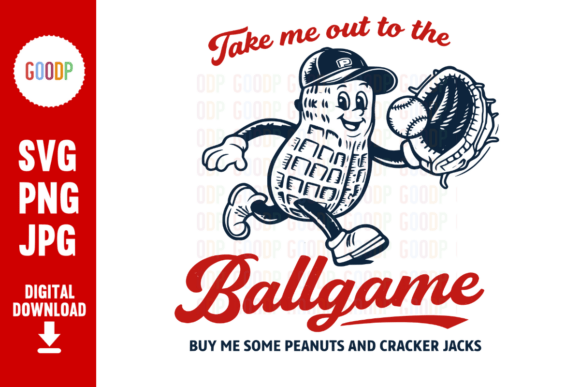 Retro Baseball Peanut Mascot SVG: The Ultimate Nostalgic Design for Creators