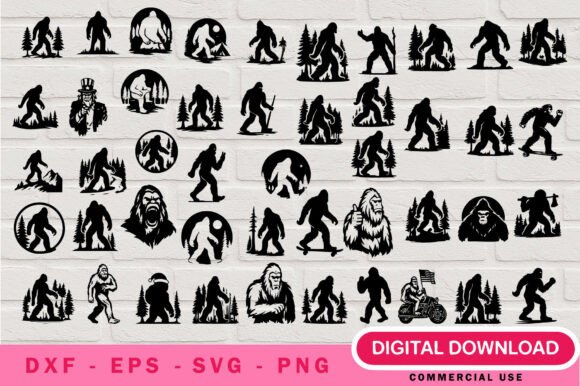 Unleash Adventure with the Bigfoot SVG Bundle